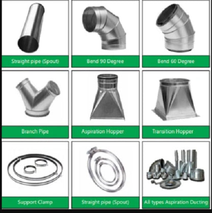 Square Duct, Round Duct & Ducting Accessories